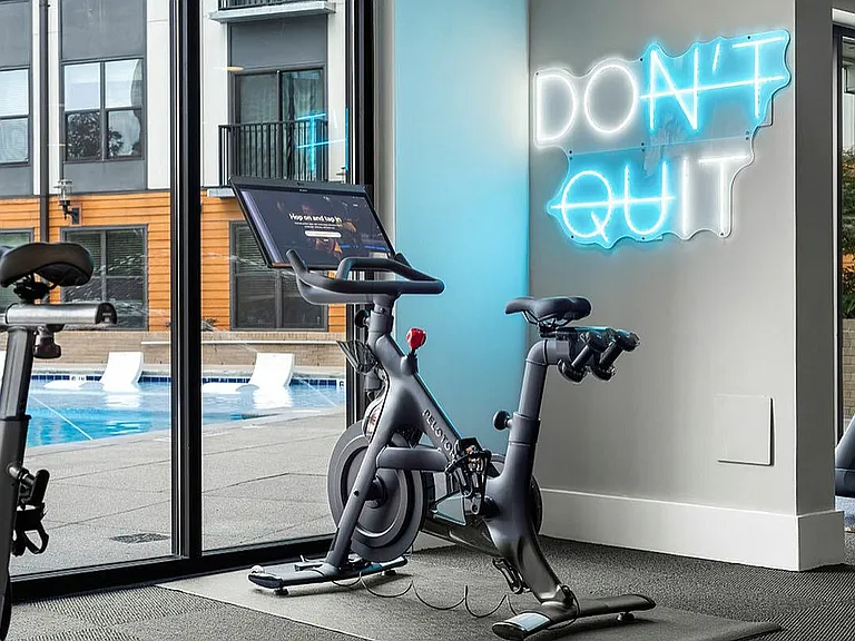 Spin Bike Station at Cottonwood Westside Fitness Center