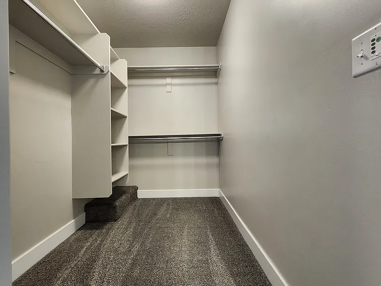 Master walk in closet