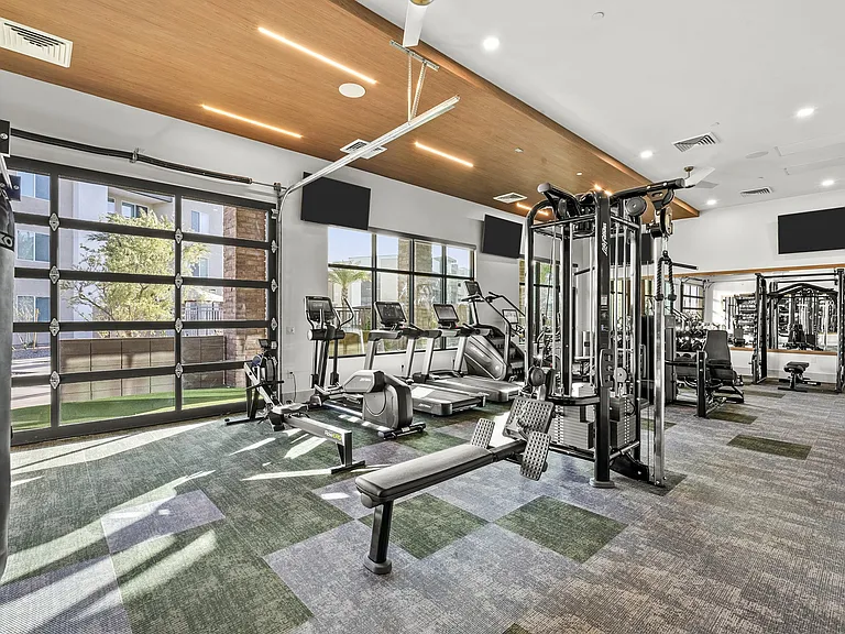 Top of the line Fitness Center with Life Fitness Equipment