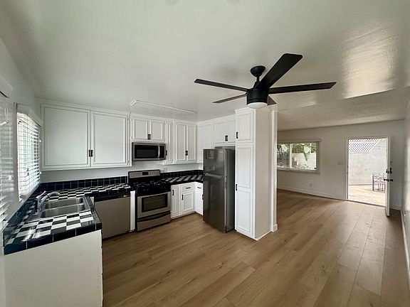 Kitchen and dining area