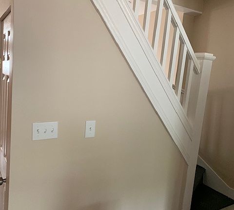Stairway from kitchen