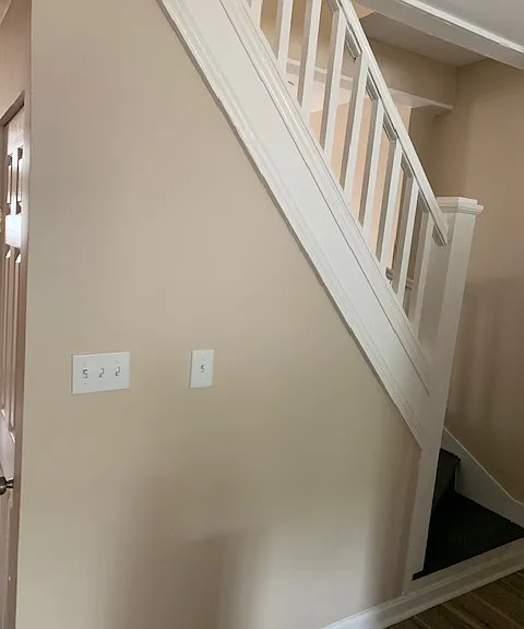 Stairway from kitchen