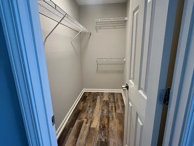 walk in master bedroom closet