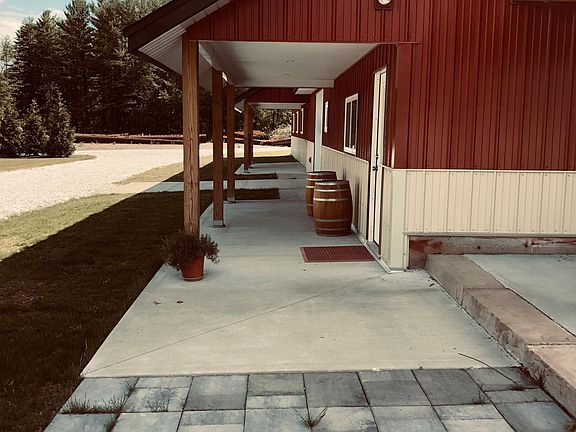 Office covered porch entrance