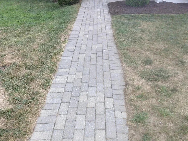 Front walkway towards front porch