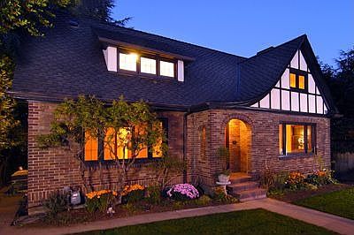 Front of House at Dusk