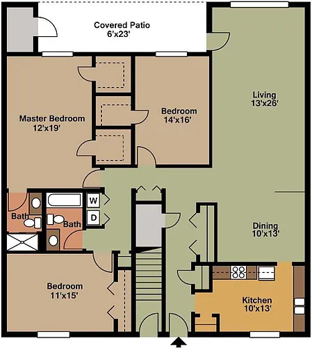 Floor plan 3 Bedroom