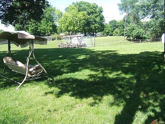 back yard, east side