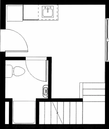 Loft D - Floor 1 Loft D - Floor 1