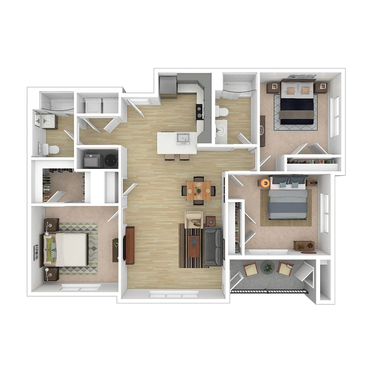 Floor plan E1 ANSI