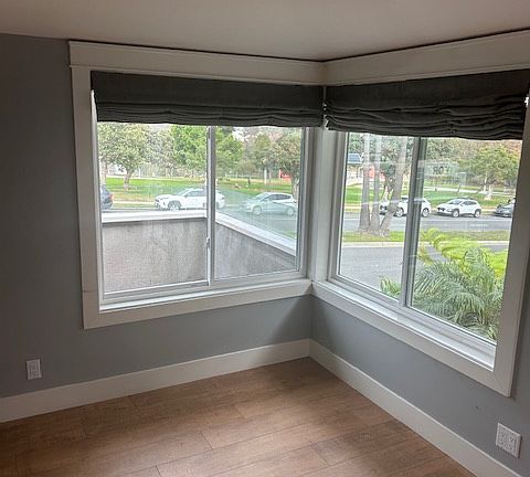 Living room corner windows