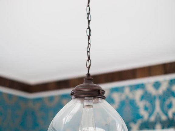Dining light fixture.