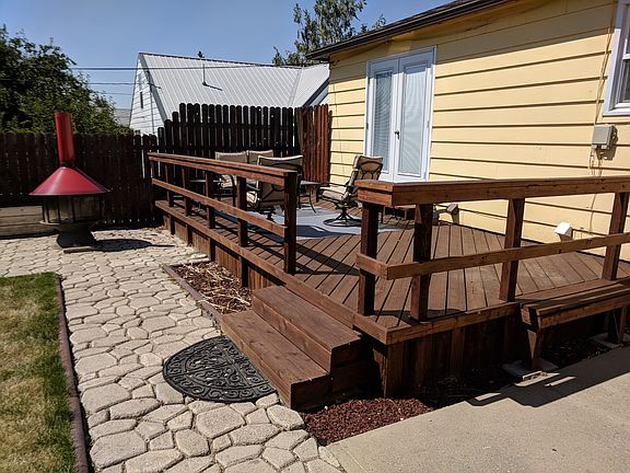 Backyard deck