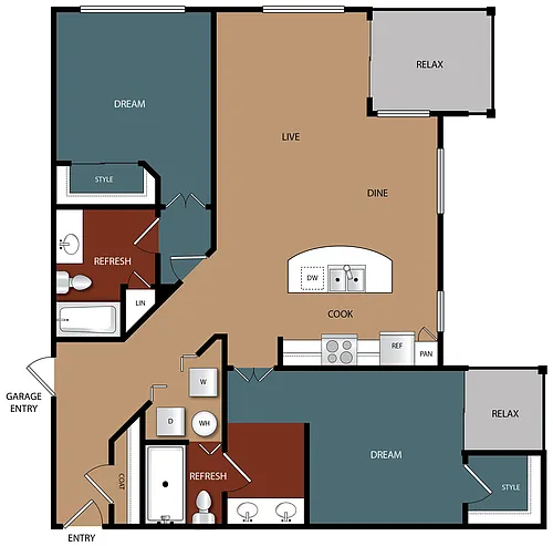 Floor plan B2-2ND