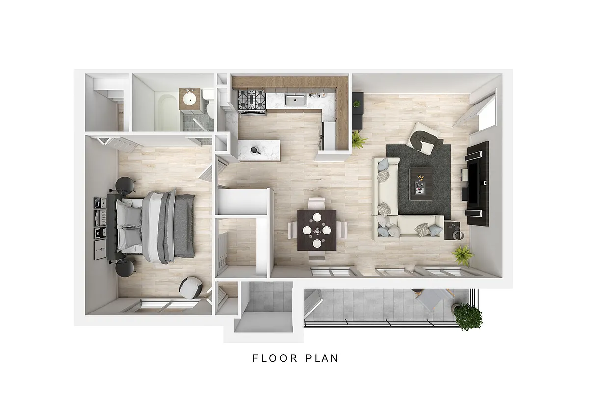 Floor plan 1X1