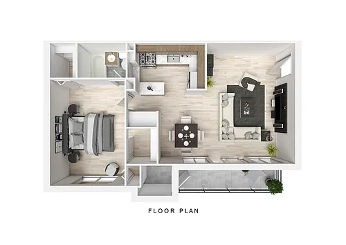 Floor plan 1X1