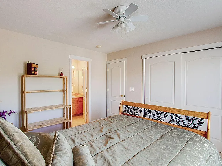 Queen bedroom with a full bathroom attached!
