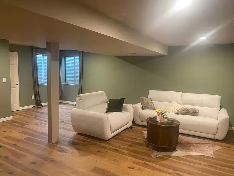 private den with new lounge furniture