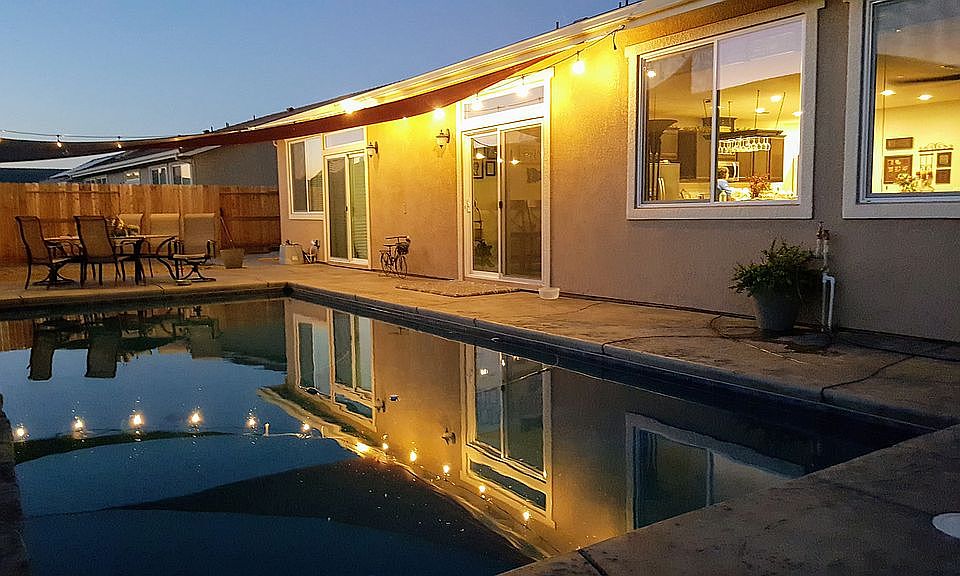 Large yard with pool