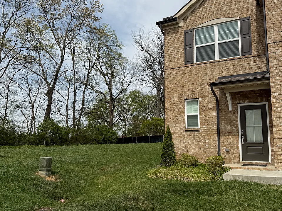 Open space on the side of the home