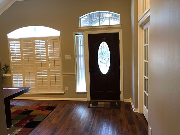 Lovely entry & new door.