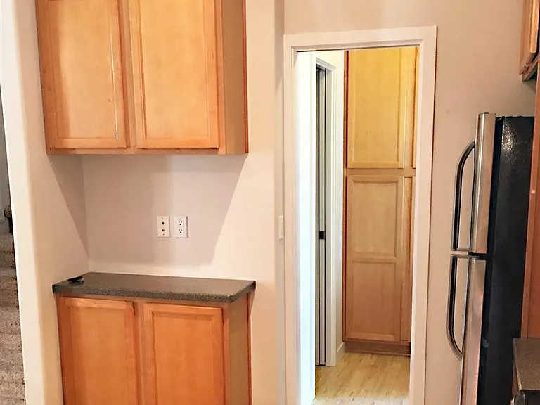 Half bath downstairs with laundry room. W/D provided.