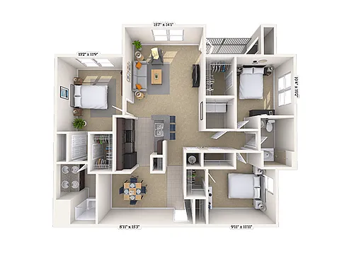 Floor plan Hermitage
