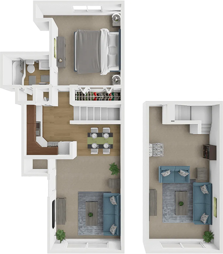 Floor plan Dover II Townhome