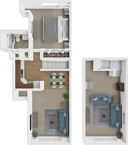 Floor plan Dover I Townhome