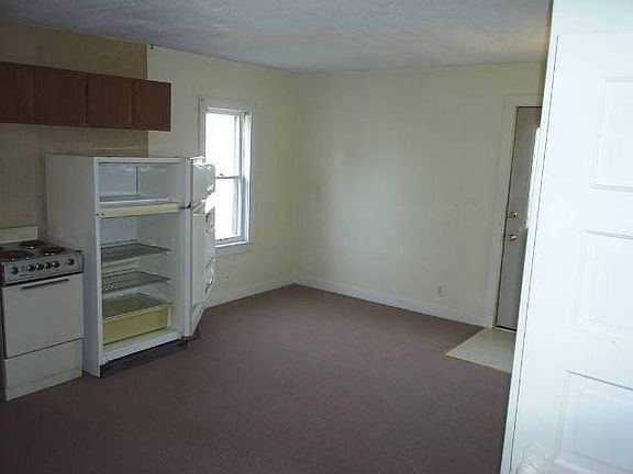 Living area and kitchen