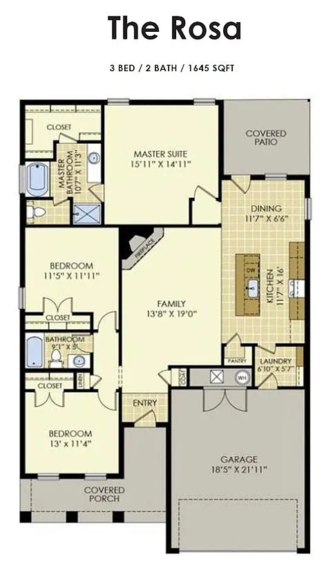 Floor plan The Rosa