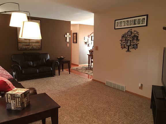 Living room from front door