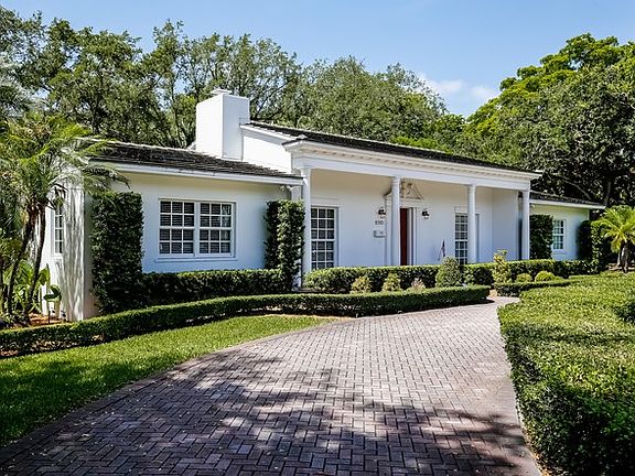 Wide, Brick-Paved Driveway