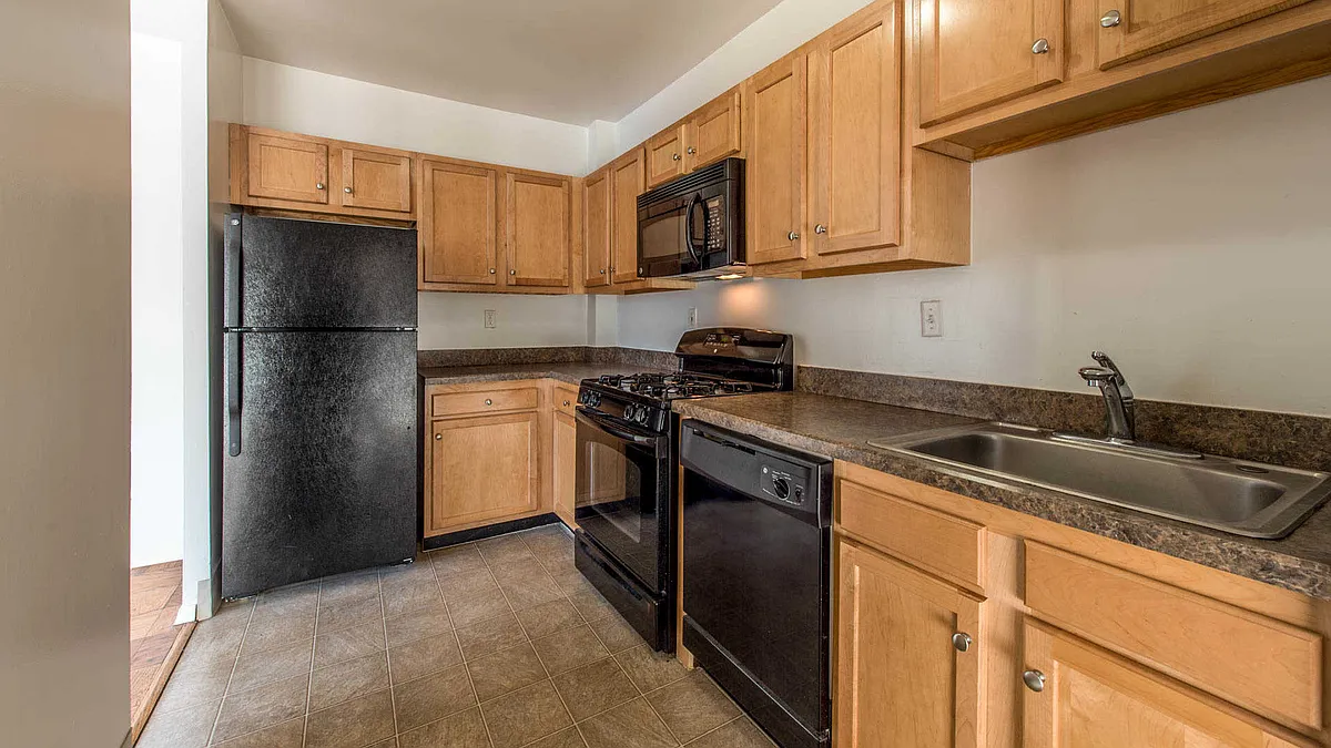 Photo 2 of 31 - Walden Park - Cambridge, MA Kitchen with Maple Cabinetry - Walden Park