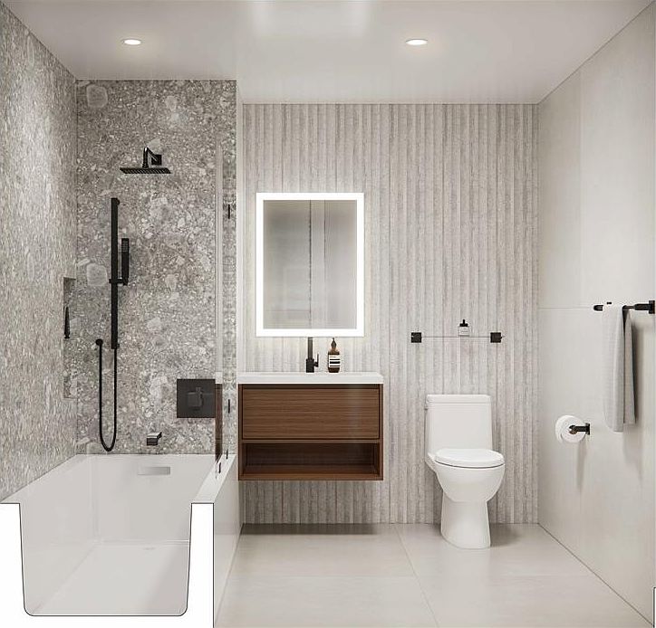 Bathroom with Soaking Tub