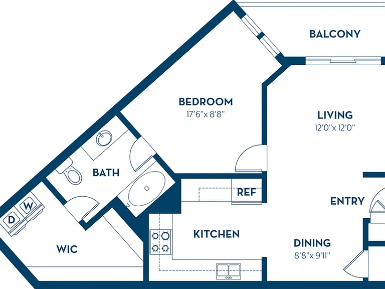 1 Bedroom | 1 Bath | 745 SF | Renovated 1 Bedroom | 1 Bath | 745 SF | Renovated