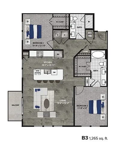 Floor plan B3 Essential Housing