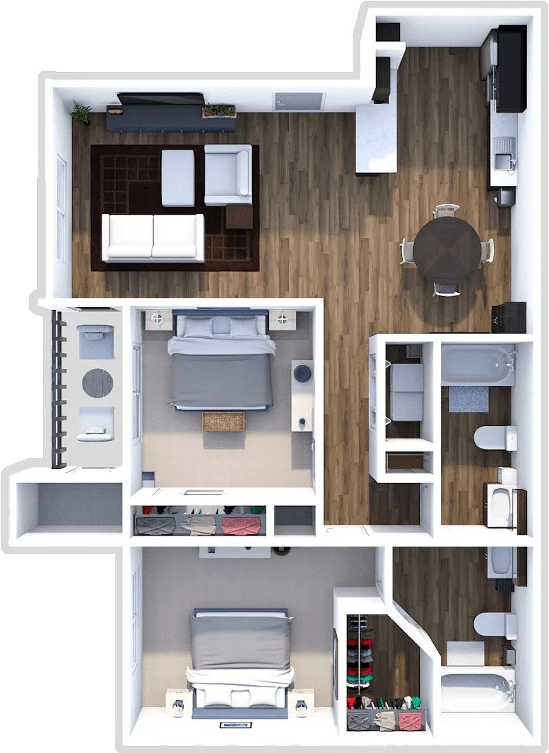 Floor plan The San Marcos