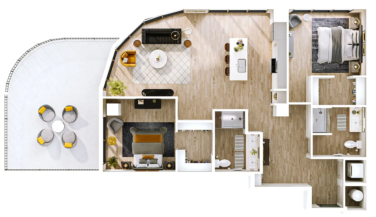 Floor plan B9 - Penthouse