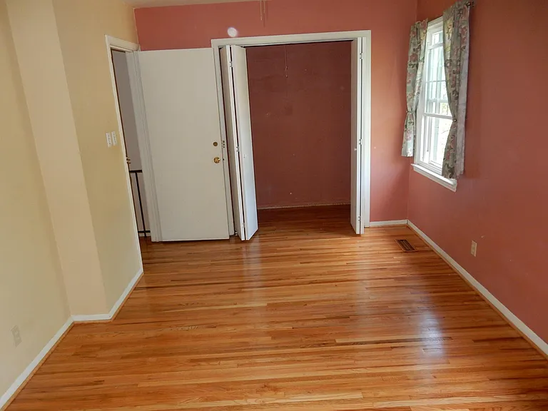 Master bedroom facing closet