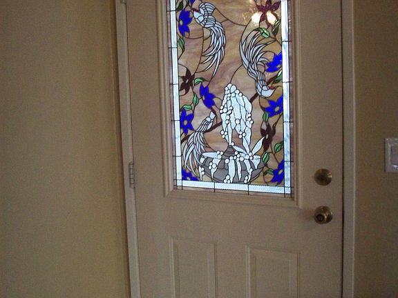 Stain Glass Entry Door