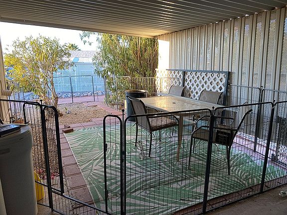 Rear patio 
