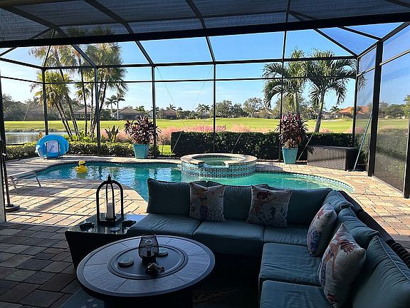 Over looking golf course 