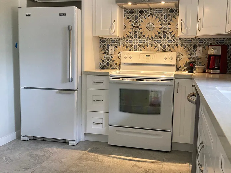 Updated kitchen with Energy Star and Water Wise appliances.