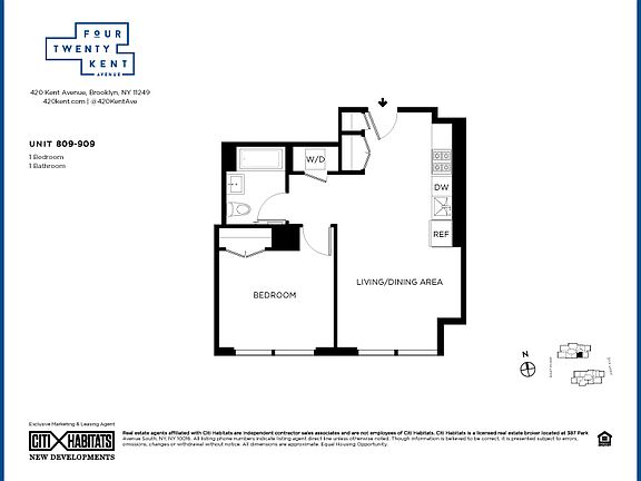 2nd image of 420 Kent Ave #909N