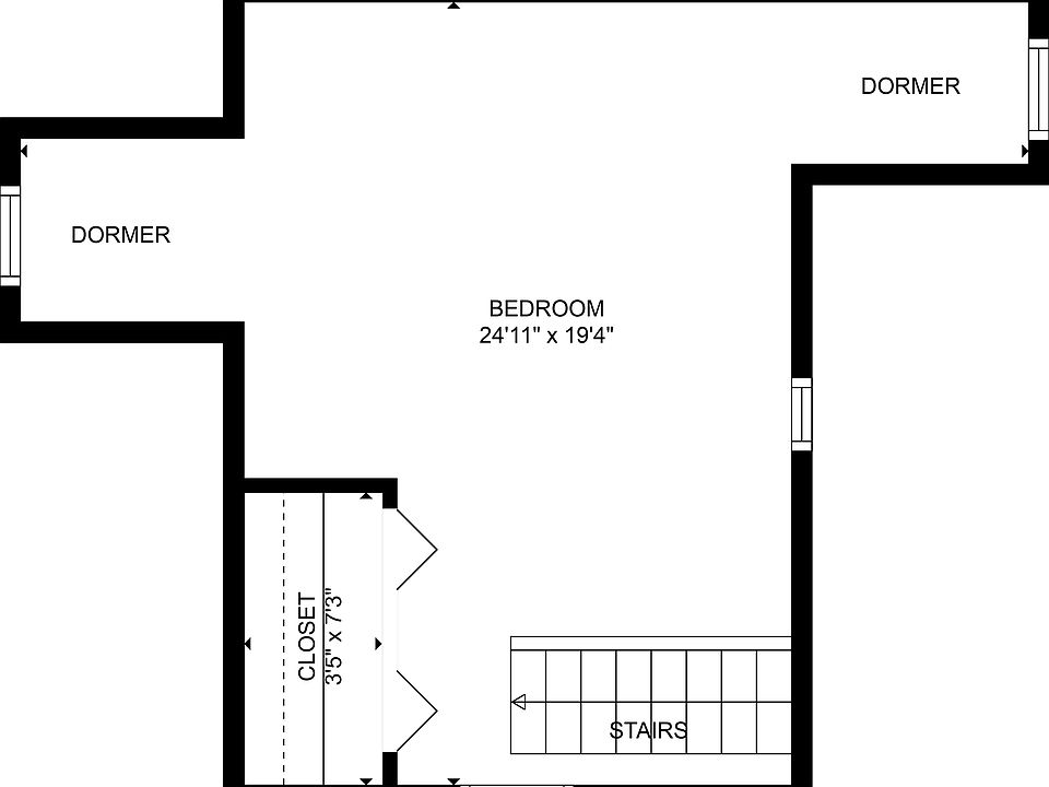 Apartment floor plan (third floor)