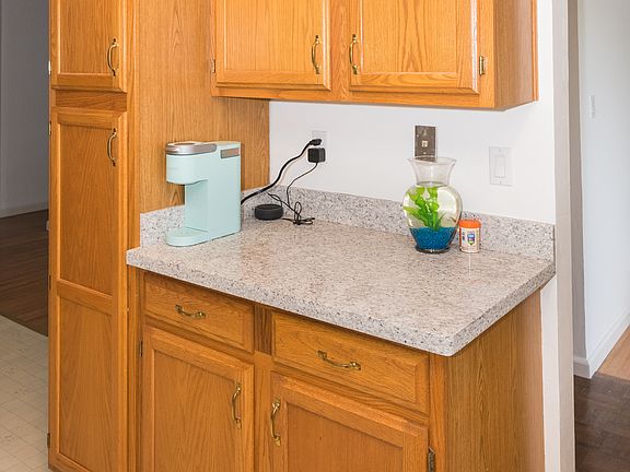 Plenty of cabinets for pots/pans, pantry items.