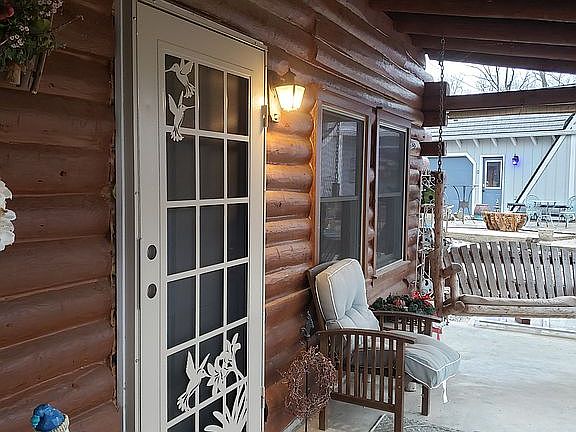 Front Porch with swing