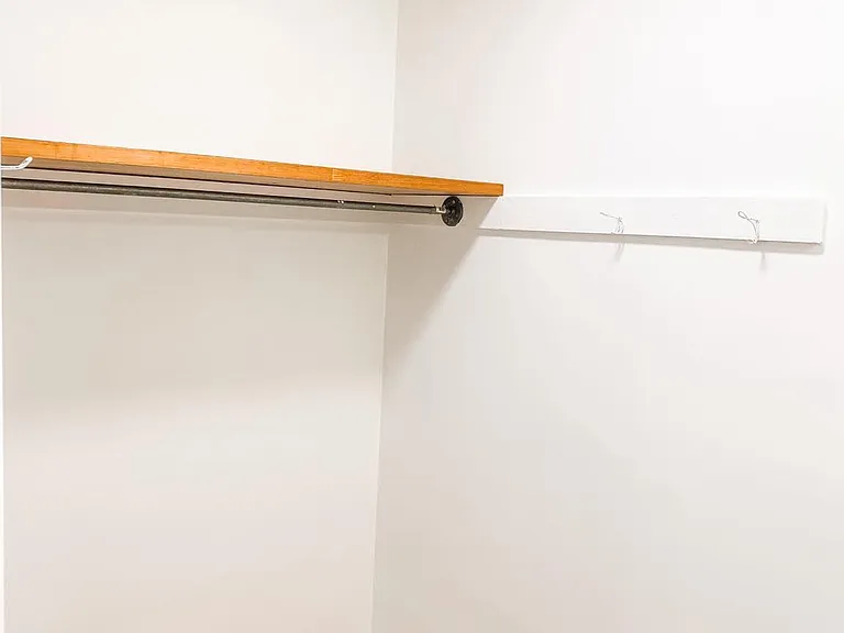 Walk-in closet.
