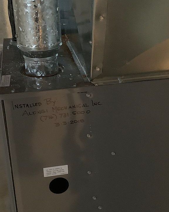 New furnace 2018